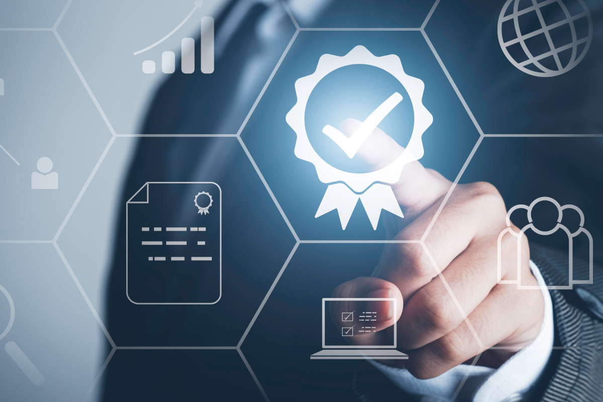 Certification,Assurance,Guarantee,,Iso,Certification,And,Standardization,Concept.,Business,Process